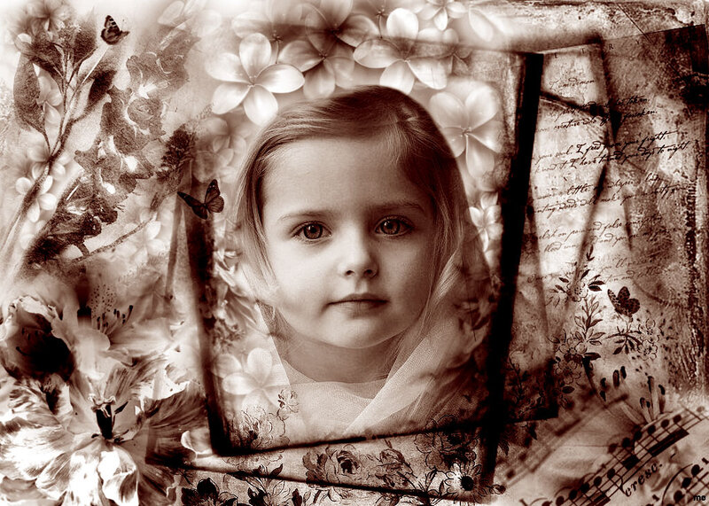 Young Girl Portrait — Brown