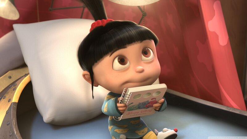Young Girl Reading Book — Blue, Calm, Night