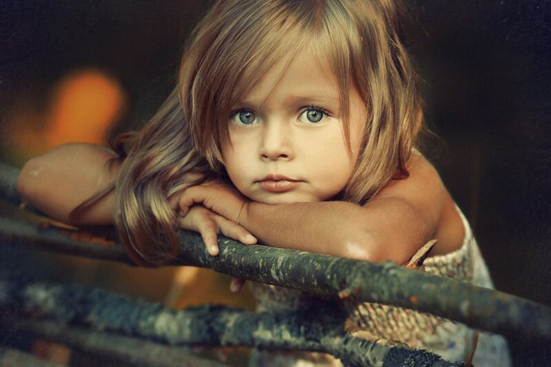Young Girl Resting — Brown