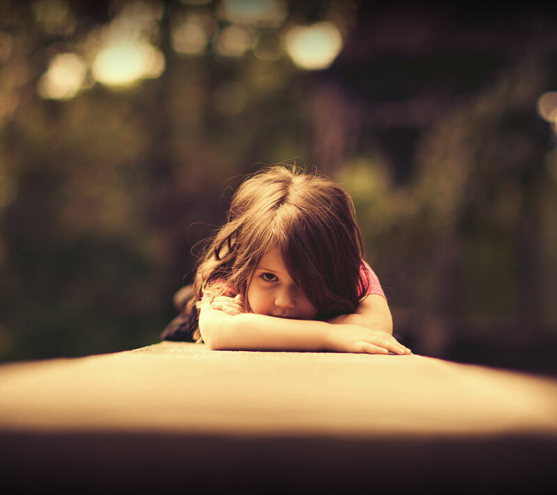 Young Girl Resting
