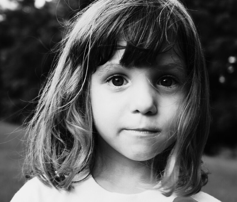 Young Girl with Bangs
