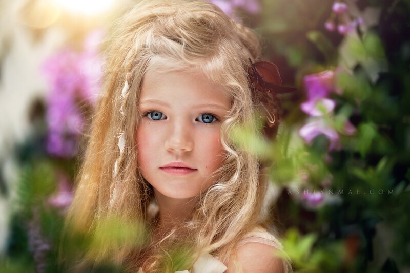 Young Girl with Blonde Hair — Serene, Afternoon