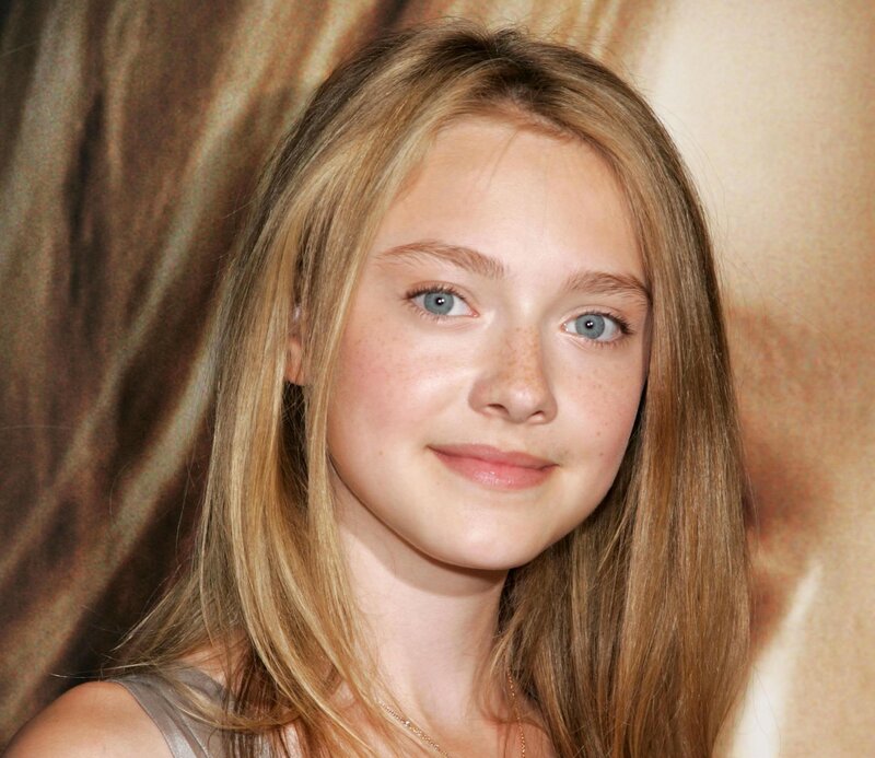 young girl with blue eyes