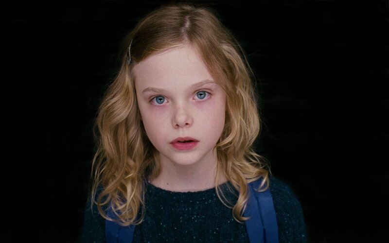 young girl with blue eyes