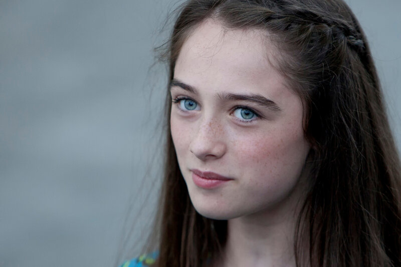 Young Girl with Blue Eyes — Neutral