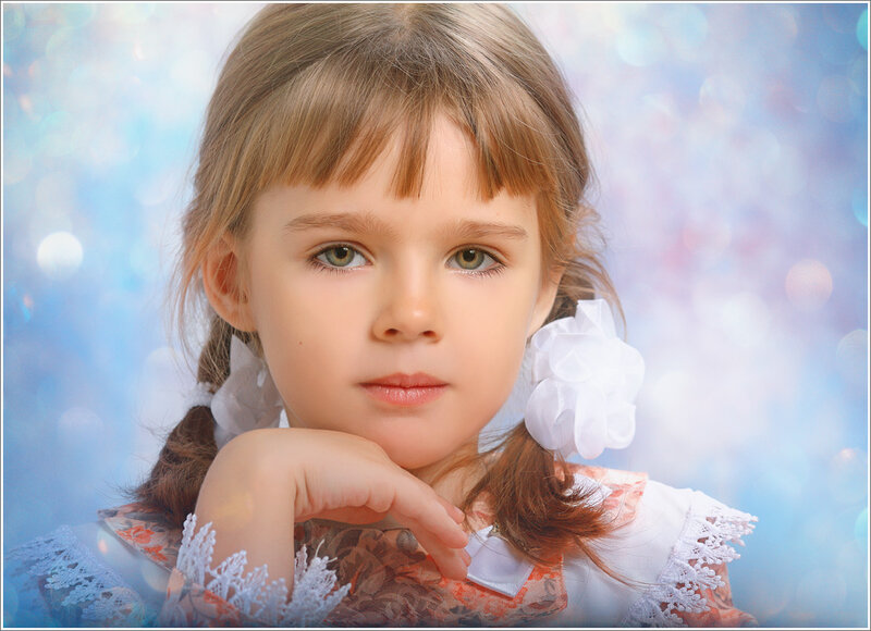 Young Girl with Braids