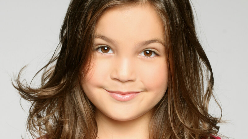 Young Girl with Brown Hair — Neutral, Photograph