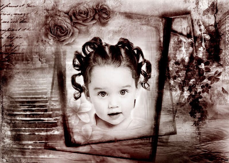 Young Girl with Curls