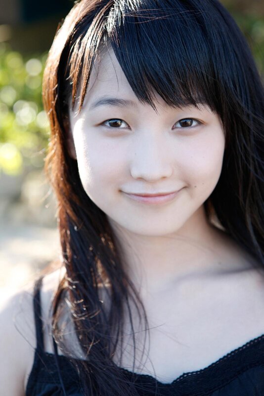 young girl with dark hair