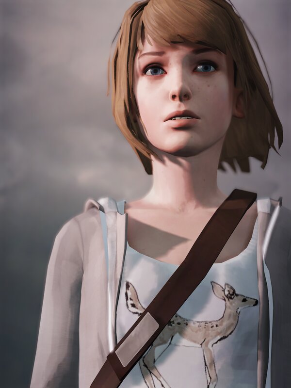 Young Girl with Deer Shirt