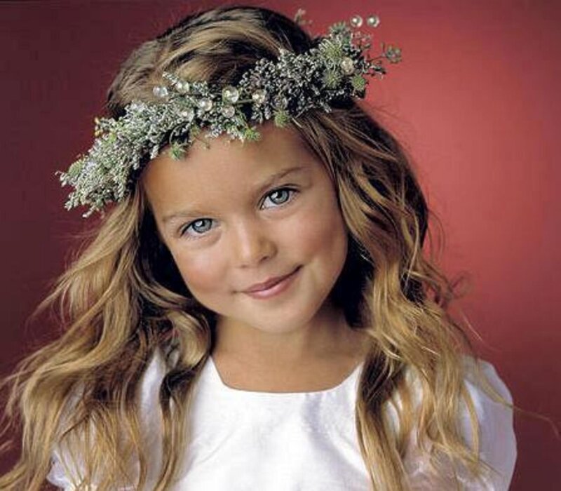 Young Girl with Flower Crown — Blonde