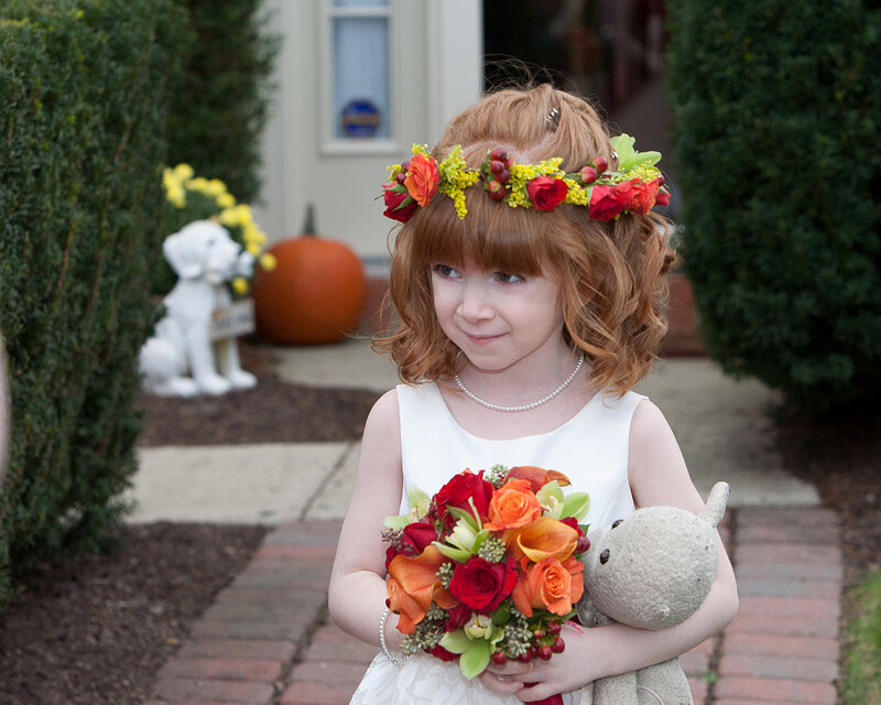 Young Girl with Flower Crown