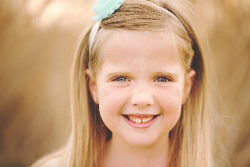 Young Girl with Freckles — Blonde