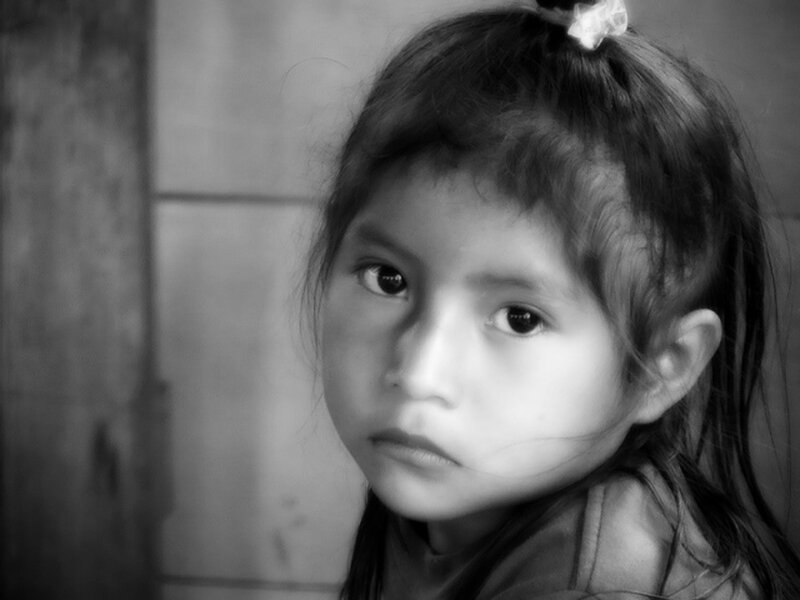 Young Girl with Hair Tied