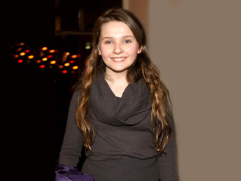 Young Girl with Long Hair — Brown