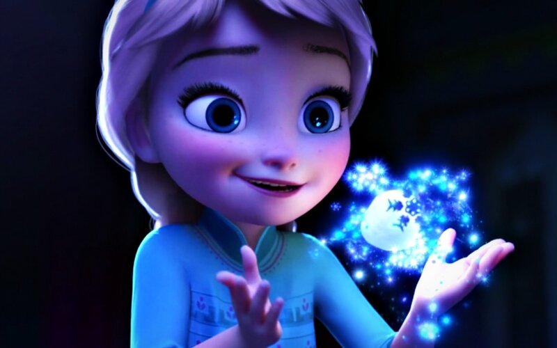 Young Girl with Magic