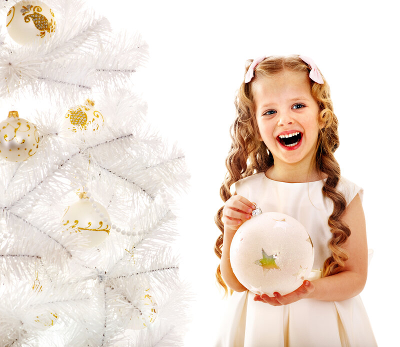 Young Girl with Ornament