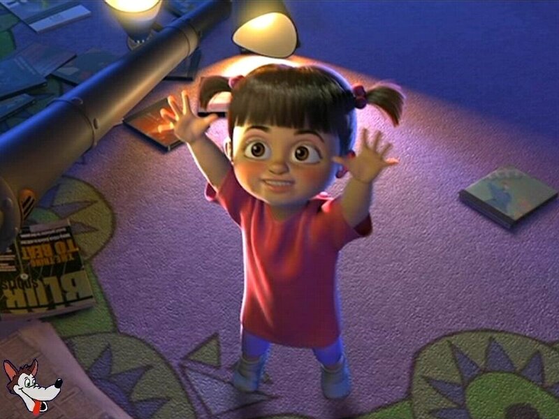Young Girl with Pigtails — Purple