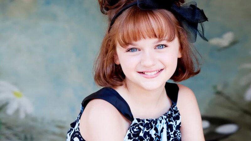 Young Girl with Red Hair — Blue