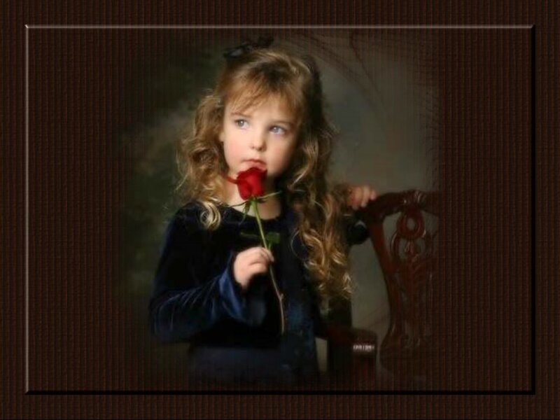 Young Girl with Rose