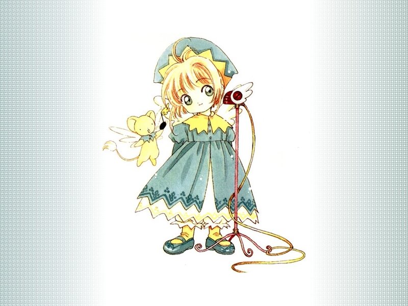 Young Girl with Wand — Blue