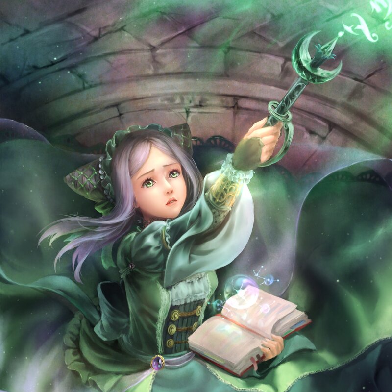 Young Mage with Staff