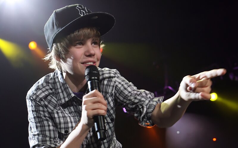 Young Male Singer on Stage