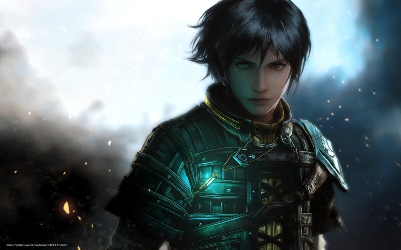 Young Male Warrior — Black