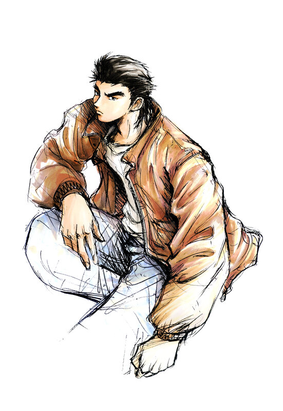 Young Man Crouching