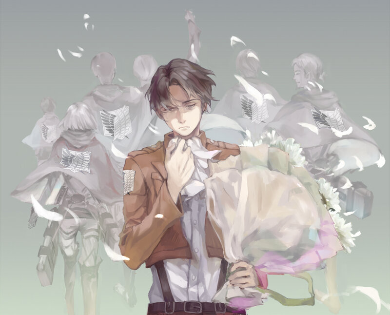 Young Man Holding Flowers