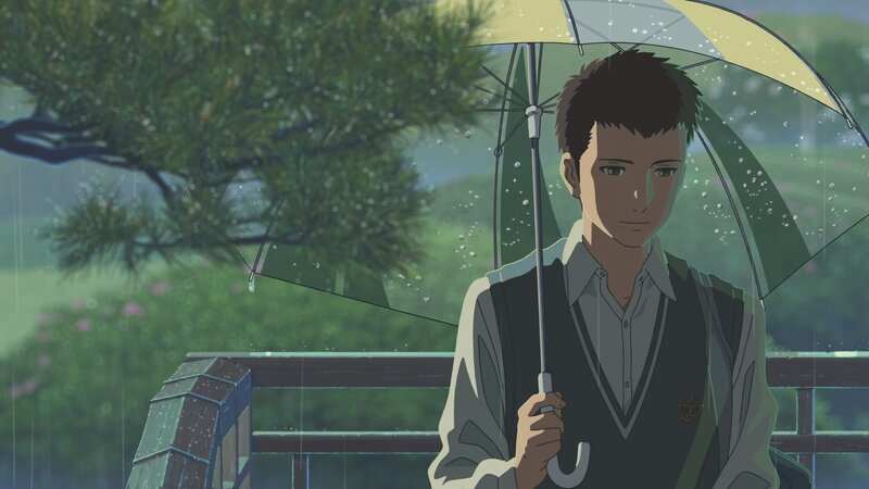Young Man Holding Umbrella