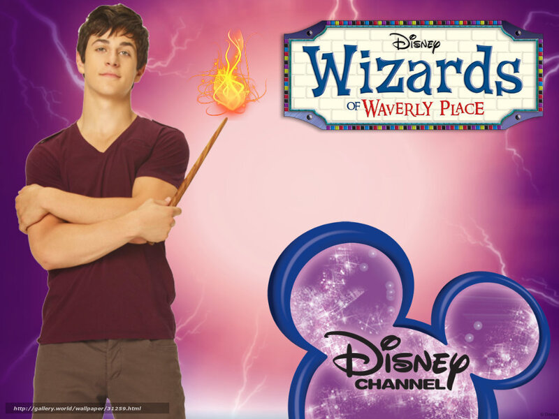 Young Man Holding Wand — Purple