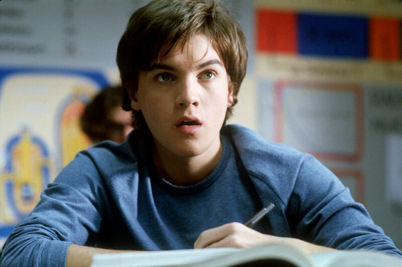 Young Man in Classroom