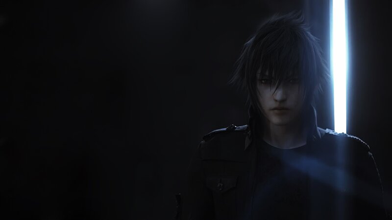 Young Man in Dark Jacket — Black