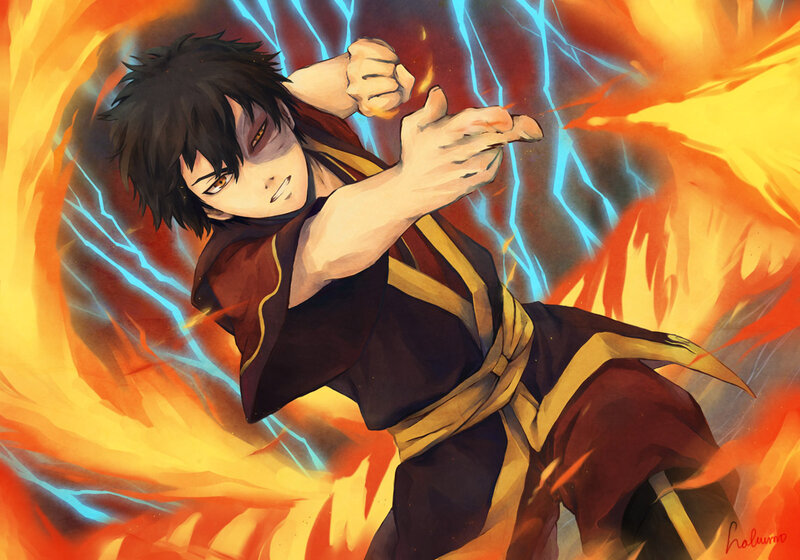 Young Man in Fire