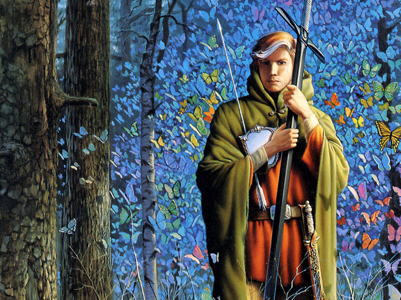 Young Man in Forest