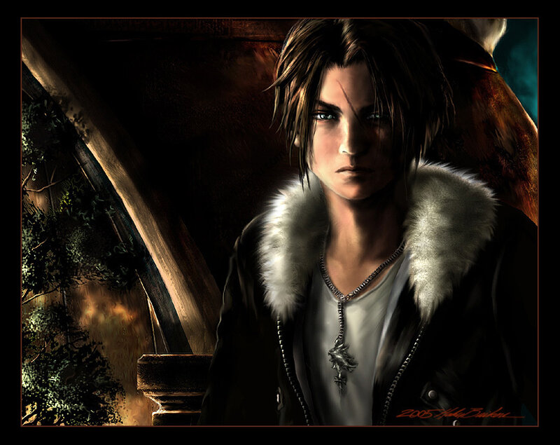Young Man in Fur Coat