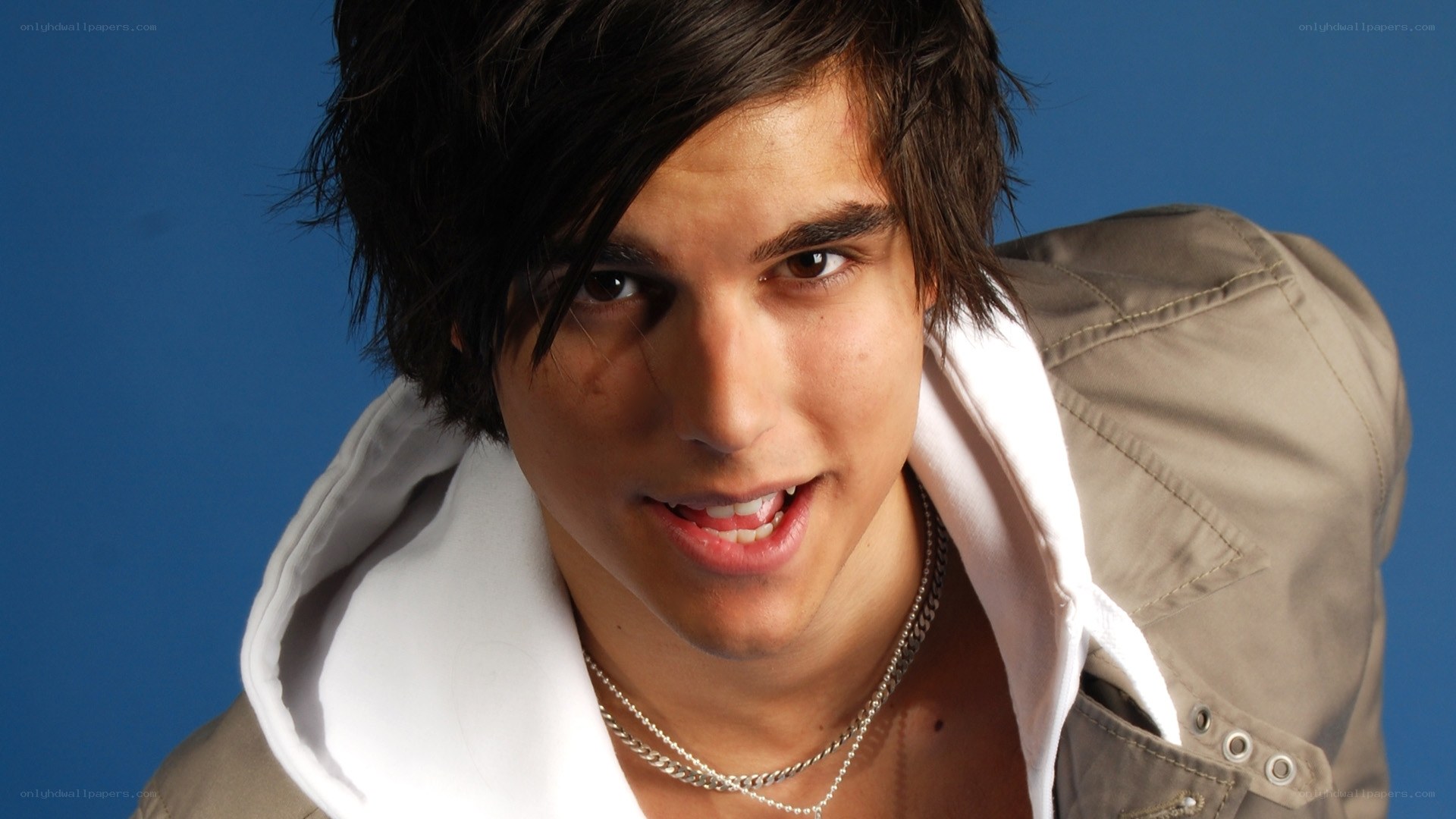 young man in hooded jacket