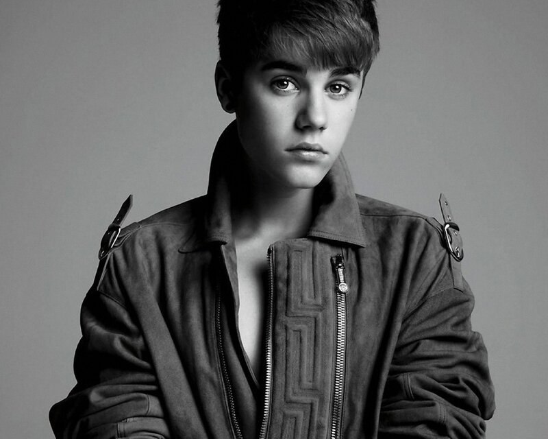 Young Man in Jacket — Black, Serious