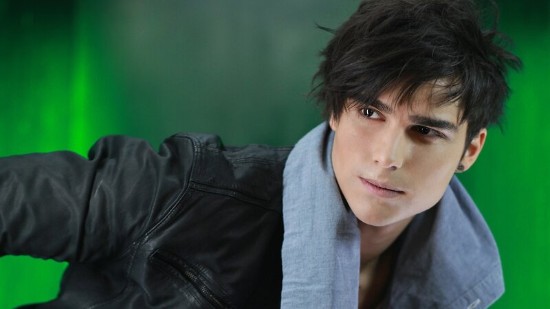 Young Man in Jacket — Green, Dramatic