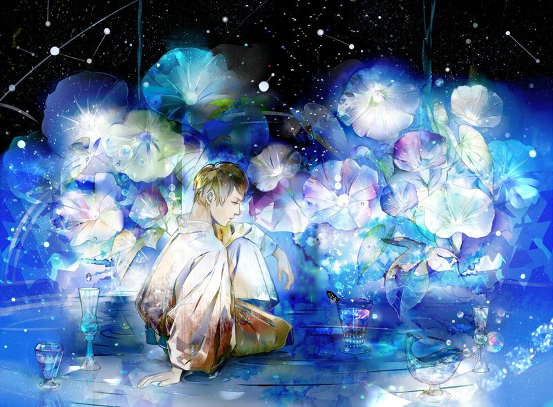 Young Man in Kimono