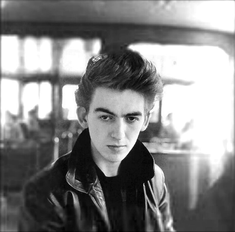Young Man in Leather Jacket — Black, Serious, Photograph, Leather Jacket