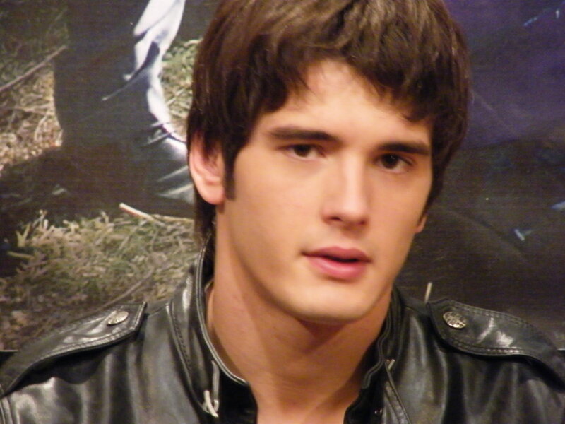 Young Man in Leather Jacket — Black