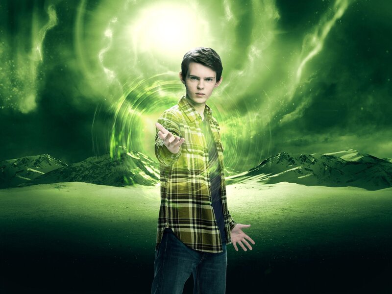 Young Man in Plaid Shirt — Green