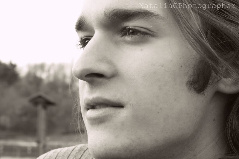 Young Man in Profile