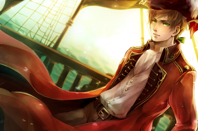 Young Man in Red Coat