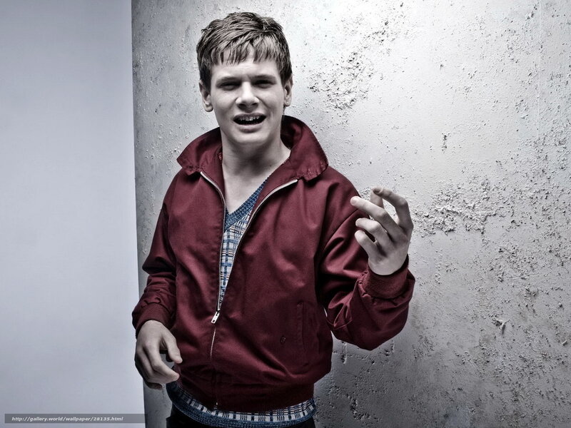 Young Man in Red Jacket — Neutral