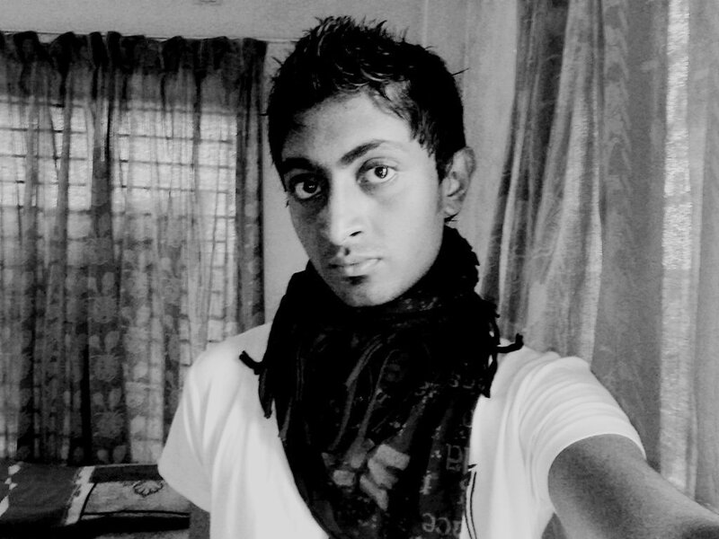 Young Man in Scarf