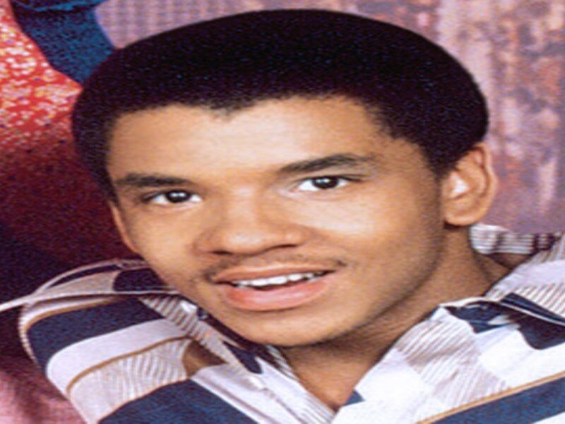 Young Man in Striped Shirt — White