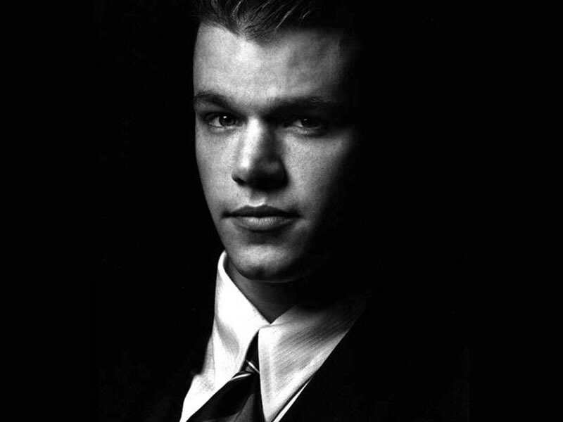 Young Man in Suit — Black, Dramatic